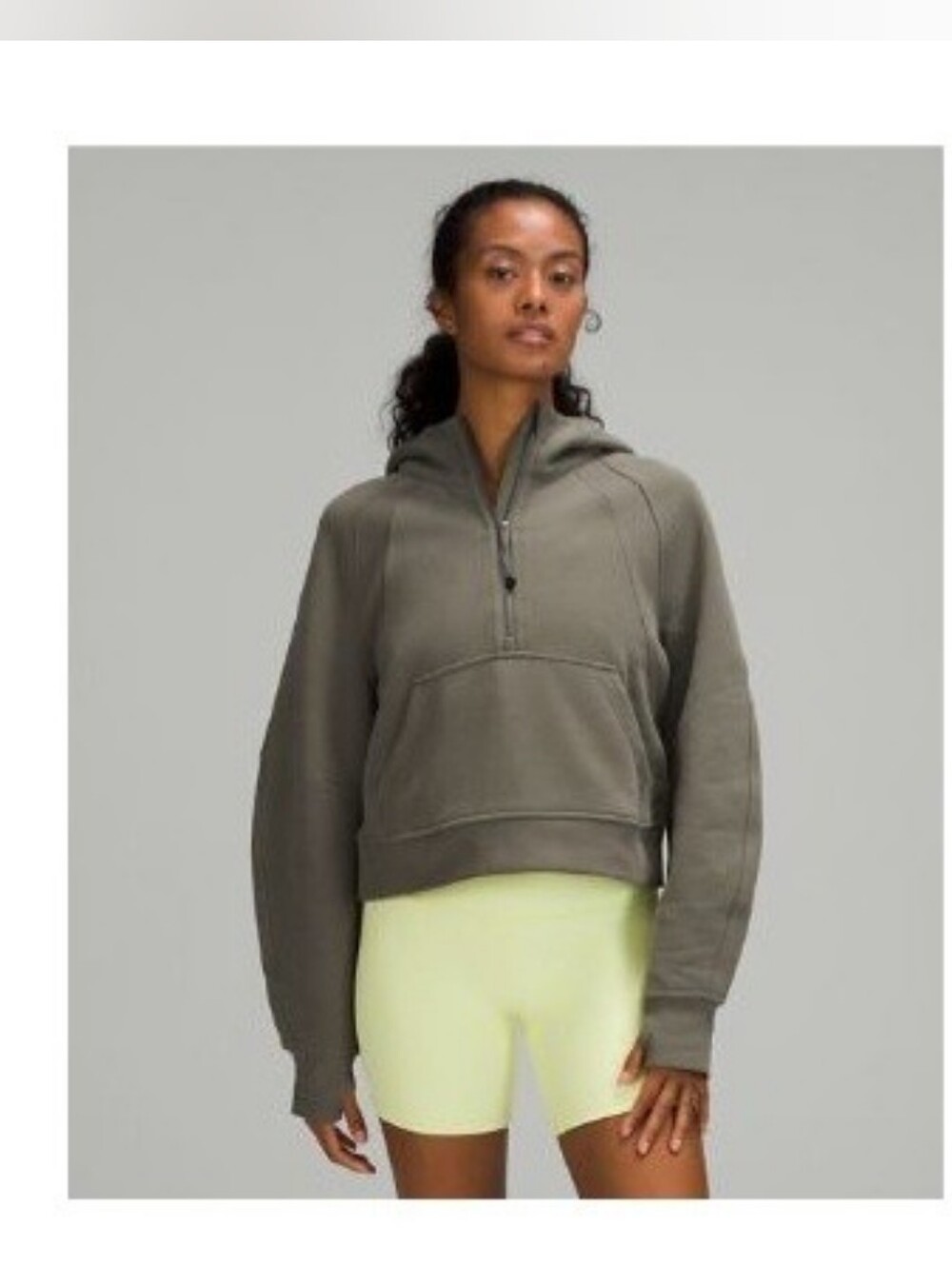 Lululemon Scuba Oversized Hoodie - Grey Sage XL/ XXL